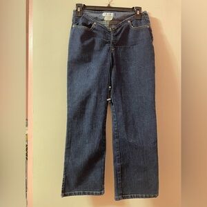 Jordache y2k low rise scrunch top capri jeans